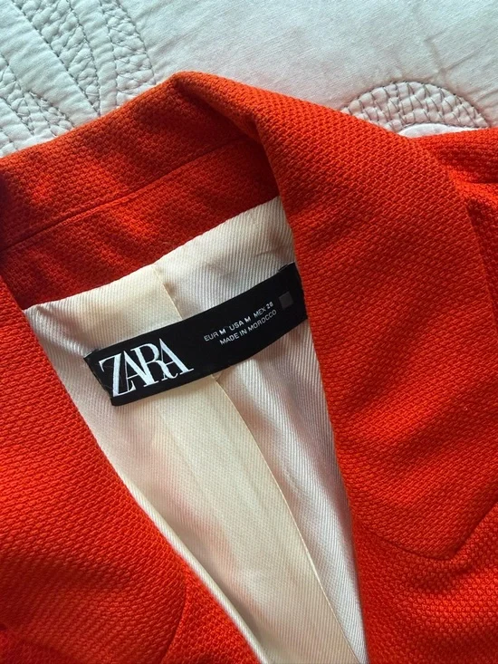 Zara - Tailored Double Breasted Blazer - Picture 4 of 13